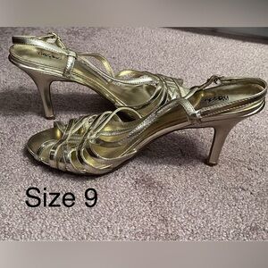 Mossimo Supply Co Gold Stiletto Heels